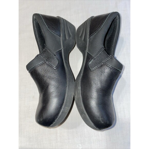 Keen Women’s Casual Shoes Size 7.5 M Black Leather Hiking Outdoors Comfort - Picture 5 of 12